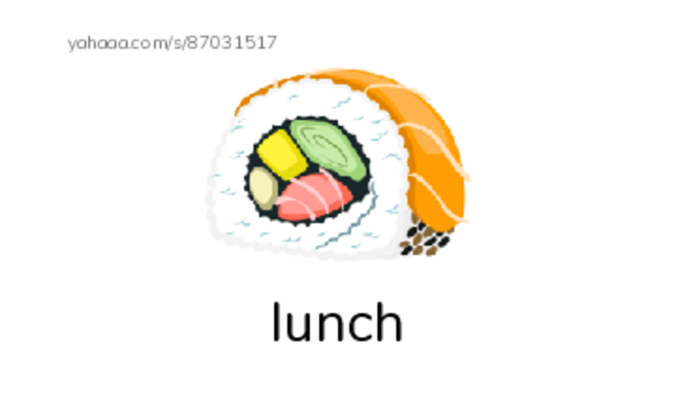 RAZ Vocabulary AAA: Lunch at School PDF index cards with images