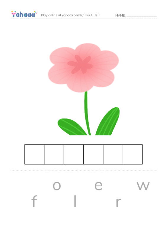 RAZ Vocabulary B: It Is Spring PDF word puzzles worksheet