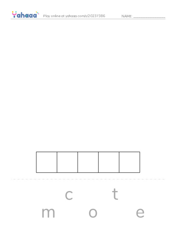 RAZ Vocabulary C: Space PDF word puzzles worksheet