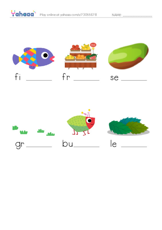RAZ Vocabulary C: What Animals Eat PDF worksheet to fill in words gaps