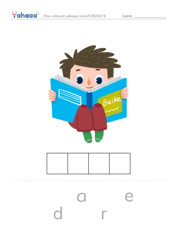 RAZ Vocabulary D: Our Good Night Story PDF word puzzles worksheet