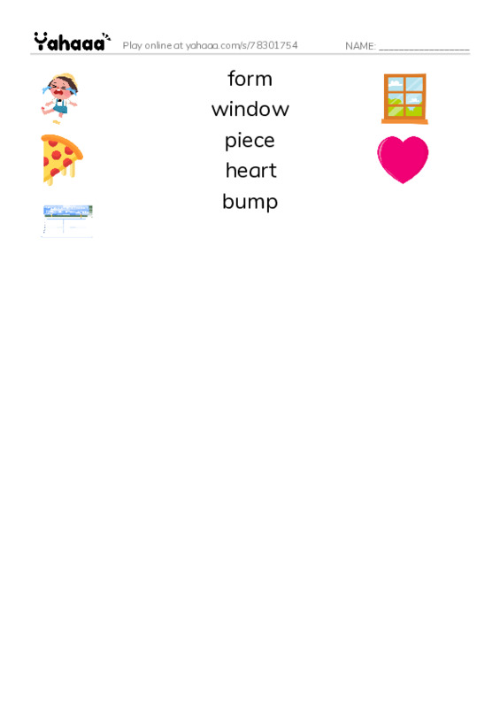 RAZ Vocabulary D: What Do You See PDF three columns match words