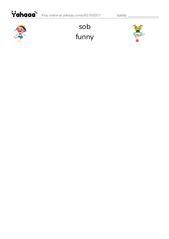 RAZ Vocabulary E: Dollys Drama Queen Day PDF three columns match words