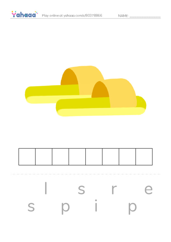 RAZ Vocabulary E: Shoes Men Wear PDF word puzzles worksheet