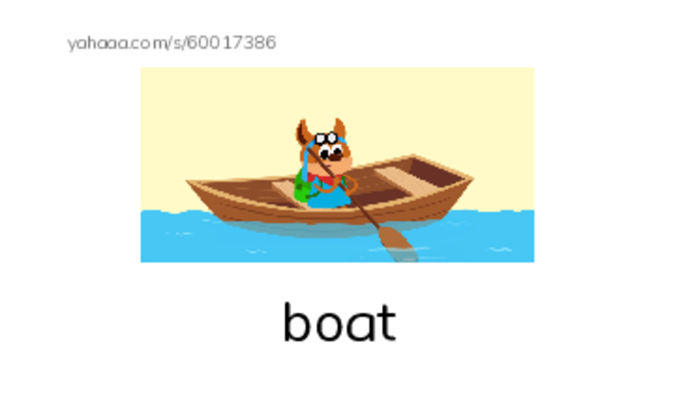 RAZ Vocabulary E: Tiny Tugboat PDF index cards with images