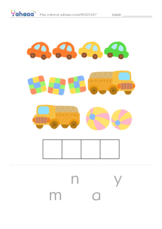 RAZ Vocabulary G: American Symbols PDF word puzzles worksheet