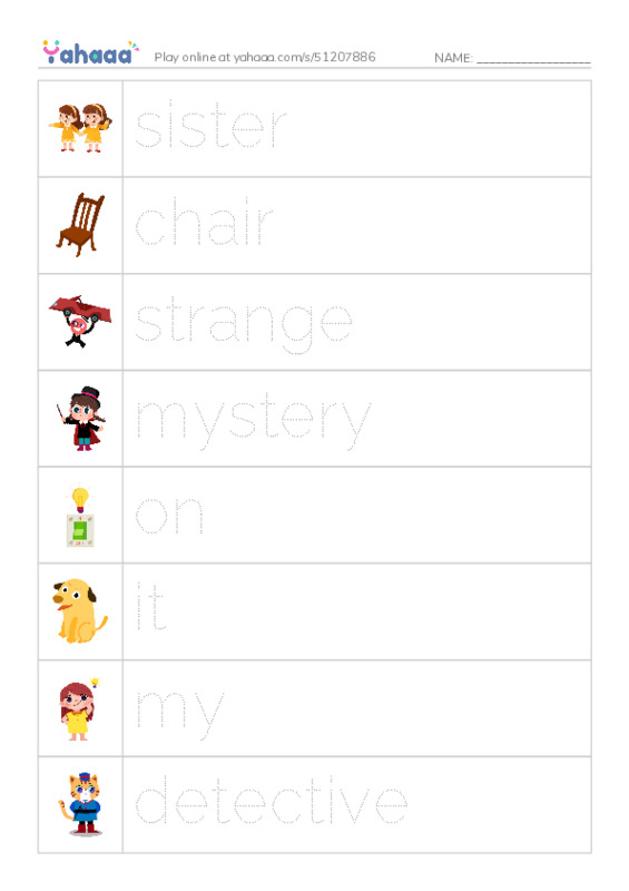 RAZ Vocabulary G: Beanie and the Missing Bear PDF one column image words