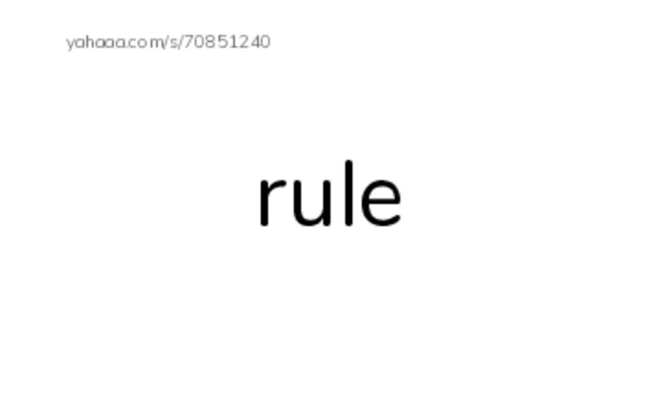 RAZ Vocabulary G: New Rule PDF index cards word only