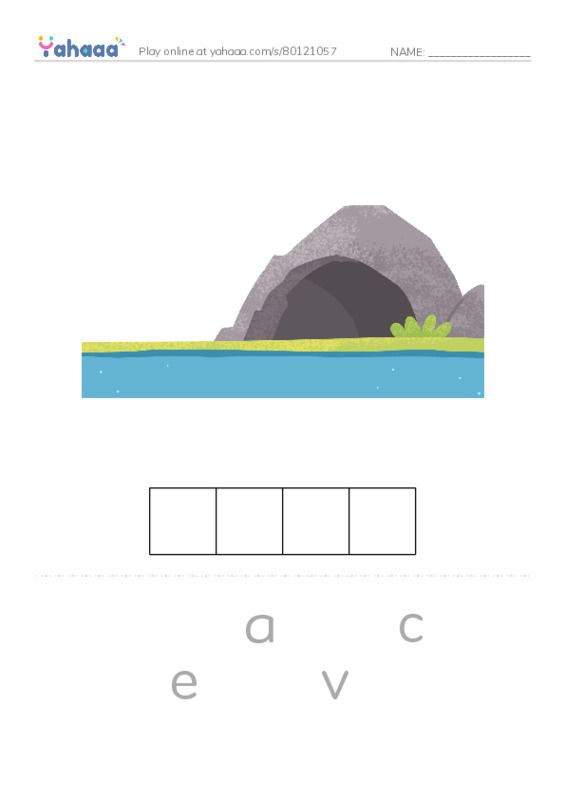 RAZ Vocabulary G: Places People Live1 PDF word puzzles worksheet