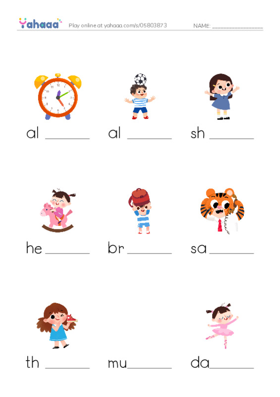 RAZ Vocabulary H: Anna and the Dancing Goose PDF worksheet to fill in words gaps