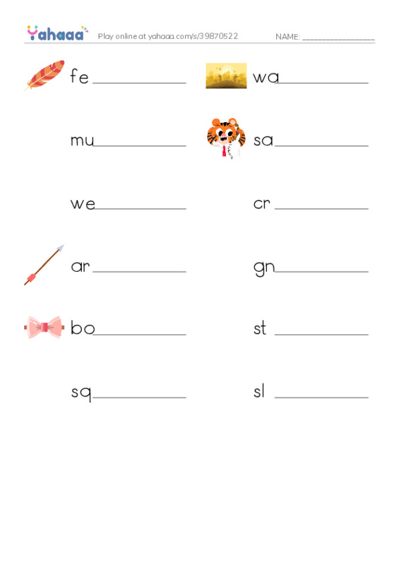RAZ Vocabulary H: How the Mice Beat the Men PDF worksheet writing row
