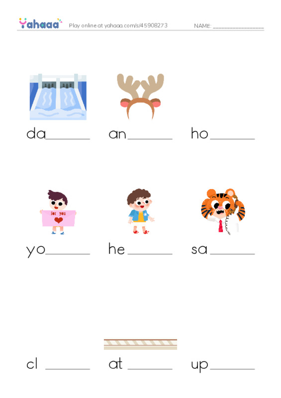 RAZ Vocabulary H: Moose on the Move PDF worksheet to fill in words gaps