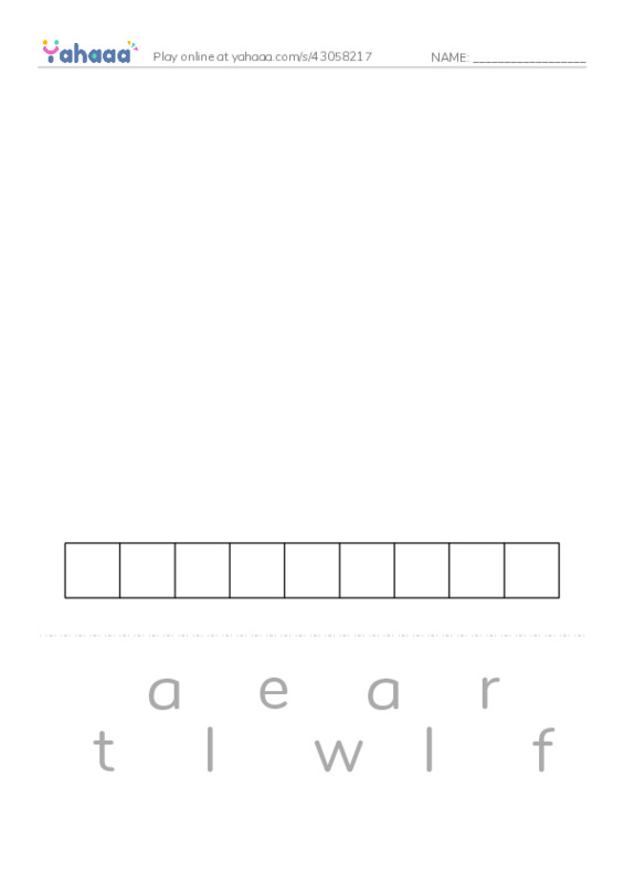 RAZ Vocabulary H: Pocket Parks PDF word puzzles worksheet