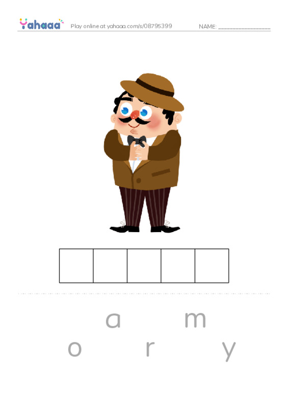 RAZ Vocabulary H: Sams Fourth of July PDF word puzzles worksheet