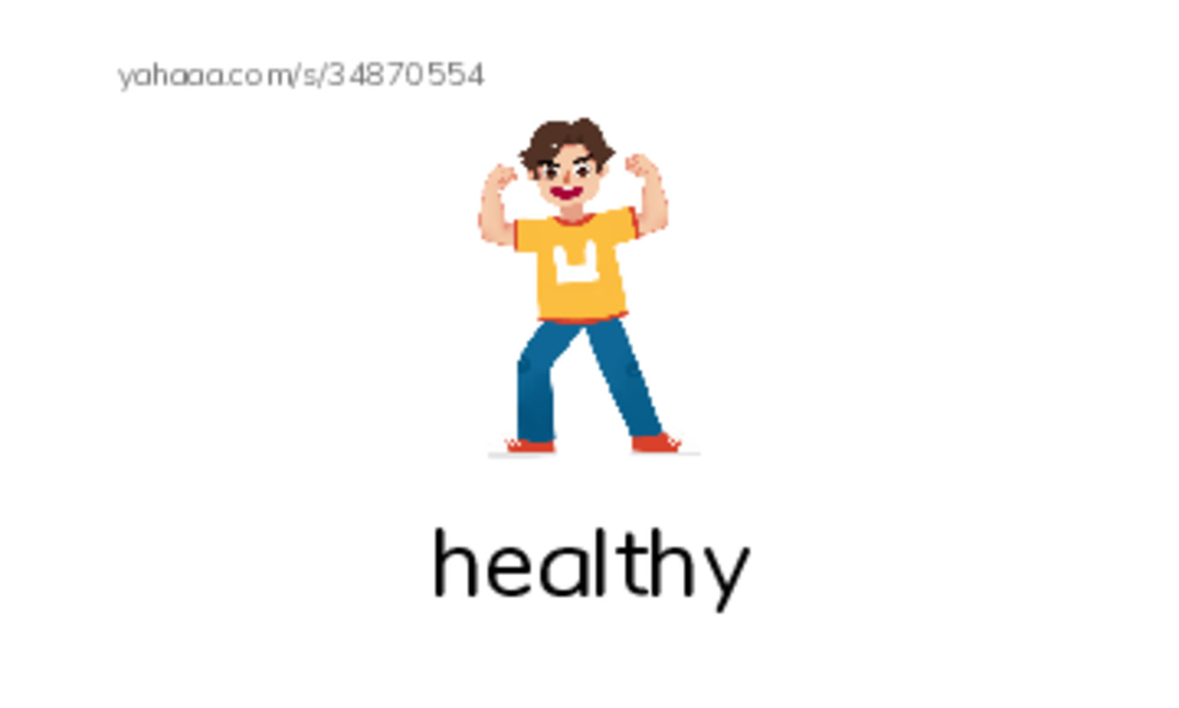RAZ Vocabulary I: Healthy Me PDF index cards with images