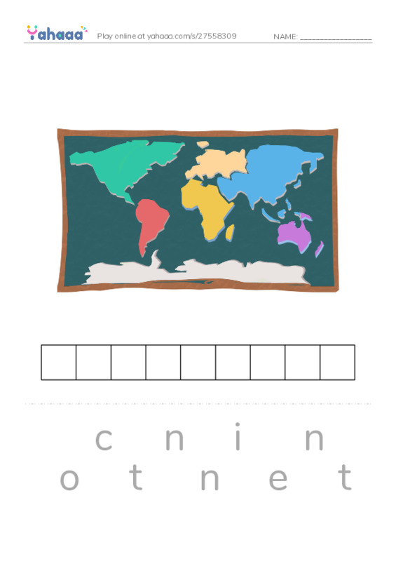 RAZ Vocabulary J: Brazil PDF word puzzles worksheet