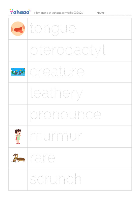 RAZ Vocabulary J: Can You Say Pterodactyl2 PDF one column image words