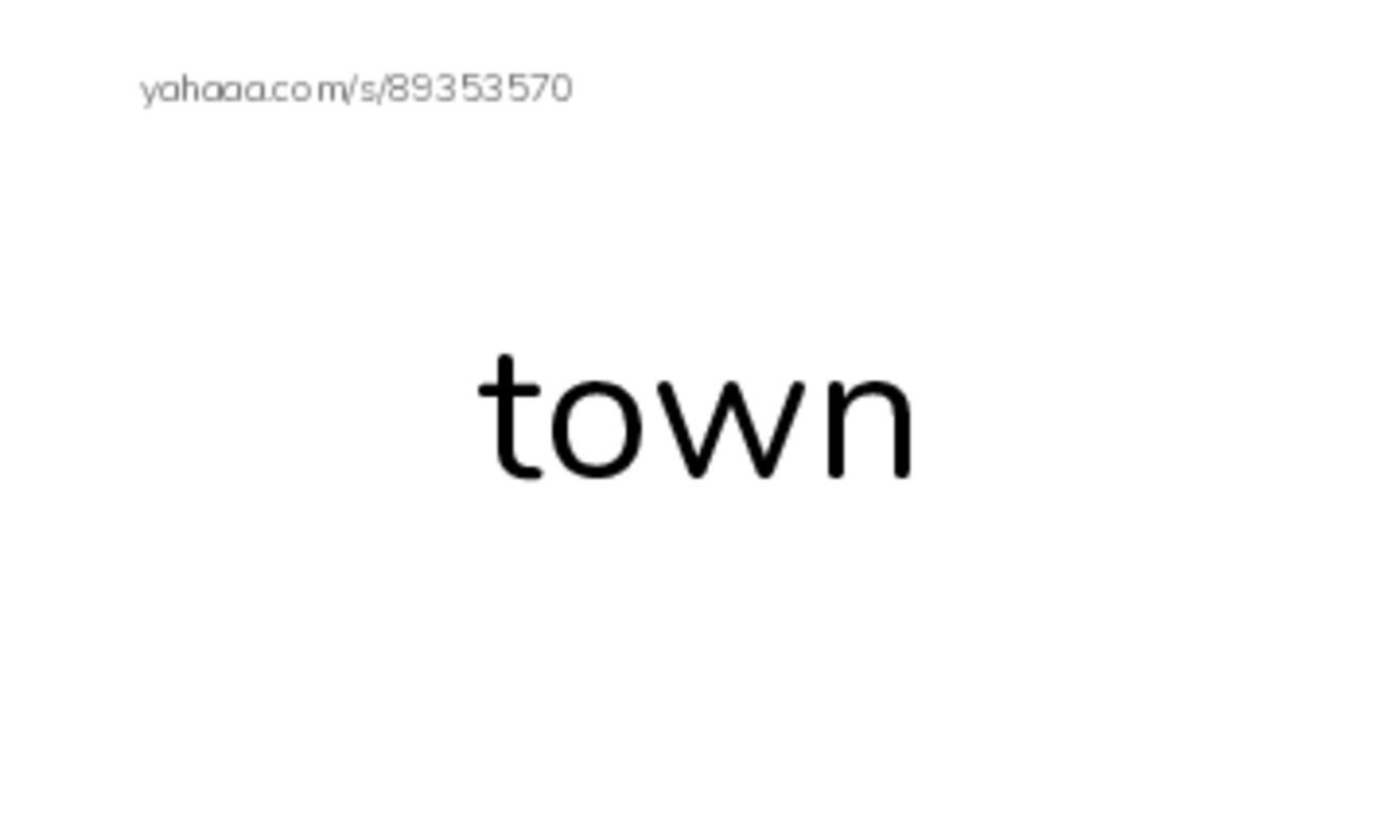 RAZ Vocabulary J: Hannahs Townspeople PDF index cards word only