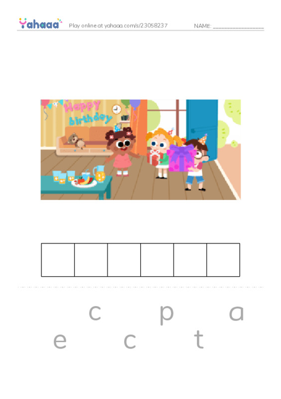 RAZ Vocabulary J: I Broke It PDF word puzzles worksheet