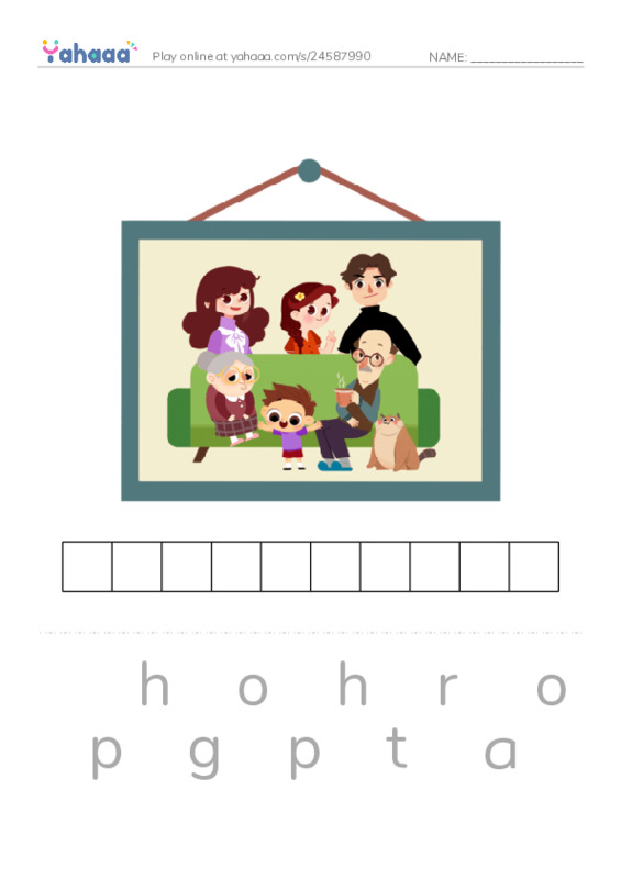 RAZ Vocabulary J: Welcome Carlos PDF word puzzles worksheet