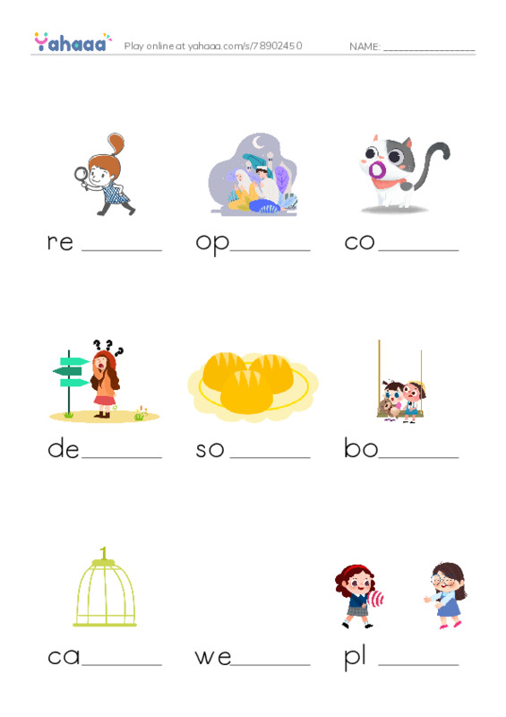 RAZ Vocabulary J: What Pet Should You Get PDF worksheet to fill in words gaps