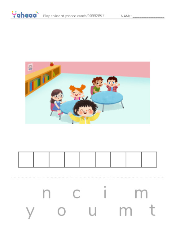 RAZ Vocabulary K: Community Government PDF word puzzles worksheet