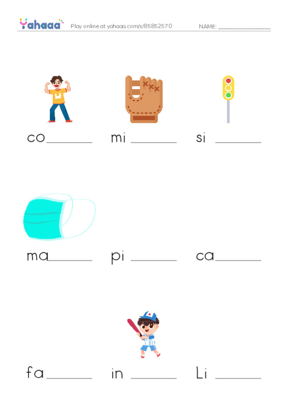 RAZ Vocabulary L: Eggys Easy Out PDF worksheet to fill in words gaps