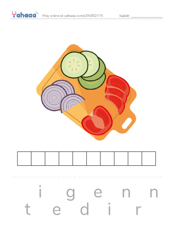 RAZ Vocabulary L: How to Make Ice Cream PDF word puzzles worksheet