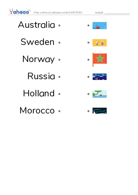 RAZ Vocabulary L: Shoes Around the World PDF link match words worksheet