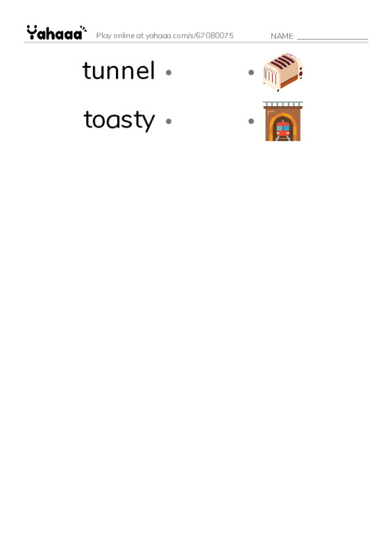 RAZ Vocabulary L: The Igloo2 PDF link match words worksheet