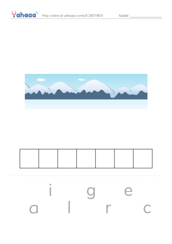 RAZ Vocabulary L: The Tinosaur PDF word puzzles worksheet