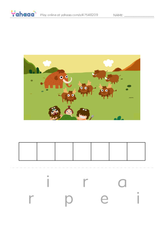 RAZ Vocabulary M: A Prairie Dogs Life PDF word puzzles worksheet