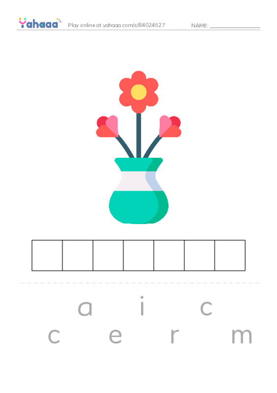 RAZ Vocabulary M: Art Around Us PDF word puzzles worksheet