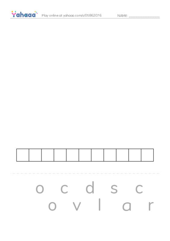 RAZ Vocabulary M: Sound All Around PDF word puzzles worksheet