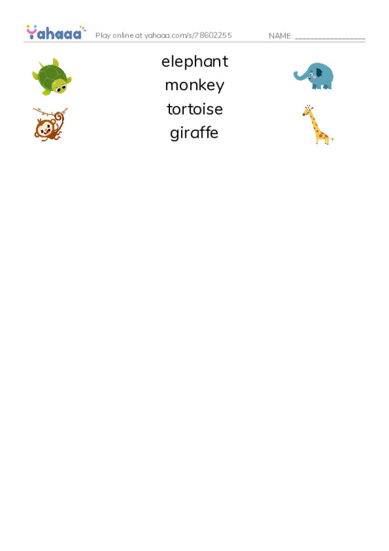 RAZ Vocabulary M: The Sleeping Dog PDF three columns match words