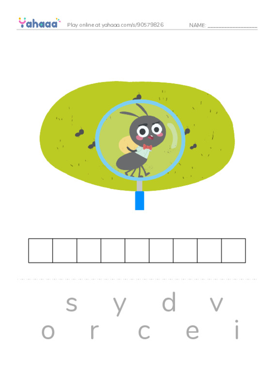 RAZ Vocabulary M: Voyagers in Space PDF word puzzles worksheet