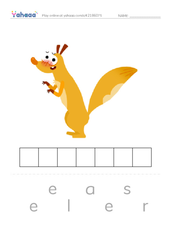 RAZ Vocabulary N: Awesome Ants PDF word puzzles worksheet