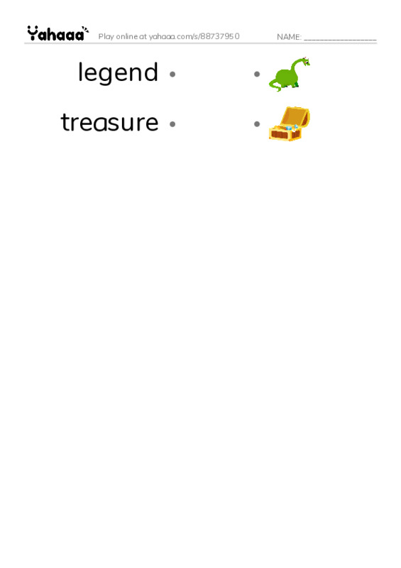 RAZ Vocabulary N: Colleen and the Leprechaun PDF link match words worksheet