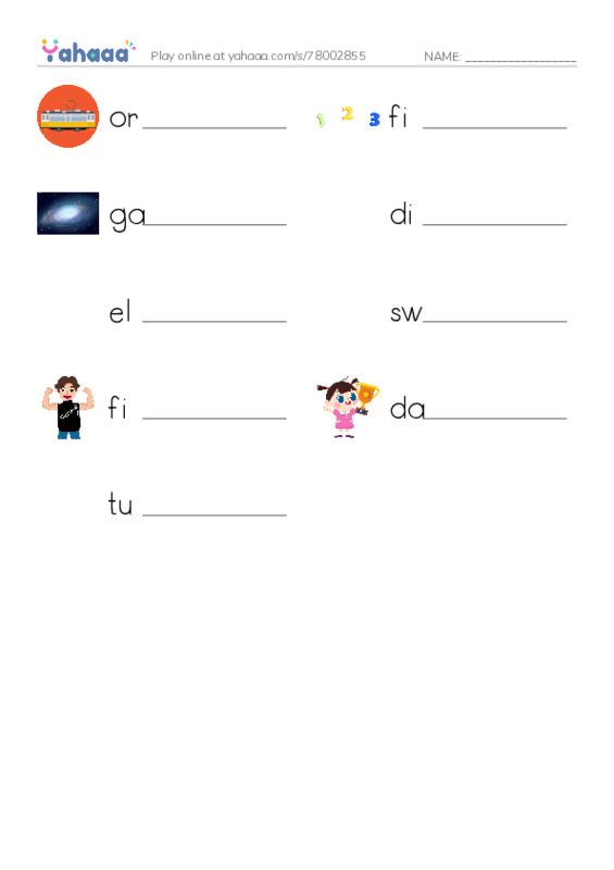 RAZ Vocabulary N: Luna Has Nothing to Wear PDF worksheet writing row