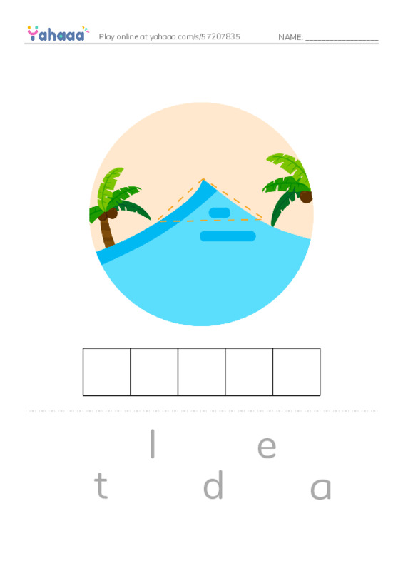 RAZ Vocabulary N: The Force of Water PDF word puzzles worksheet