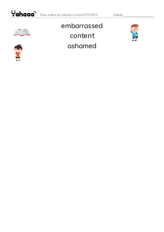 RAZ Vocabulary N: The Shepherd and the Fairy PDF three columns match words