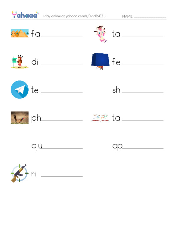 RAZ Vocabulary O: Annie Oakley PDF worksheet writing row