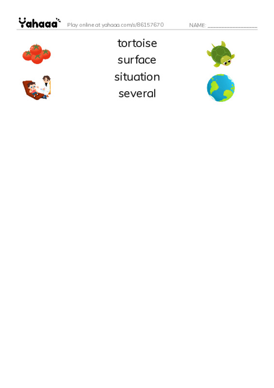 RAZ Vocabulary O: Jenny Loves Yoga2 PDF three columns match words