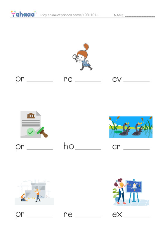 RAZ Vocabulary O: Looking for Bigfoot1 PDF worksheet to fill in words gaps