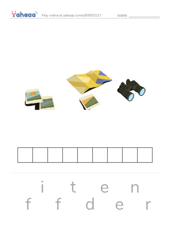 RAZ Vocabulary O: Roadside Oddities1 PDF word puzzles worksheet