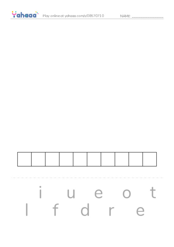 RAZ Vocabulary O: Scottys Spring Training PDF word puzzles worksheet