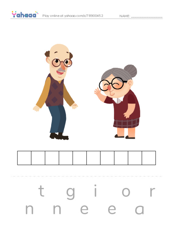 RAZ Vocabulary O: Friends Around the World PDF word puzzles worksheet