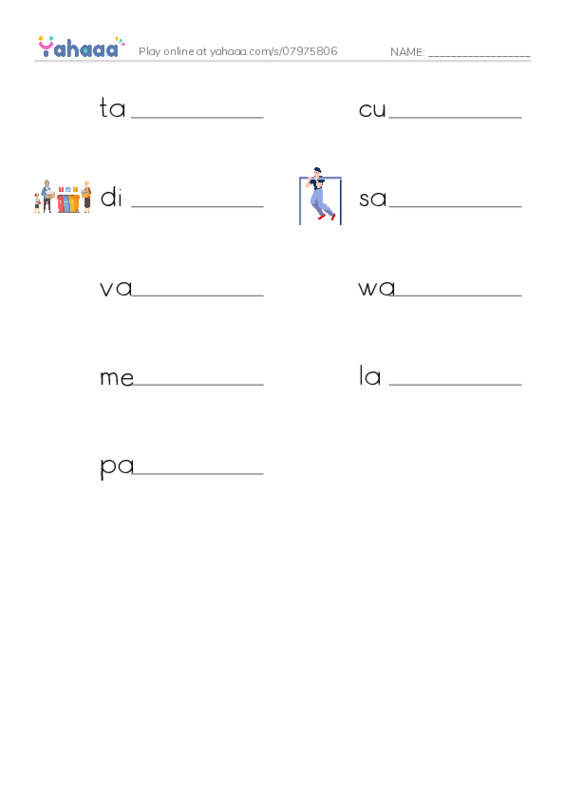RAZ Vocabulary O: History to Chew On PDF worksheet writing row