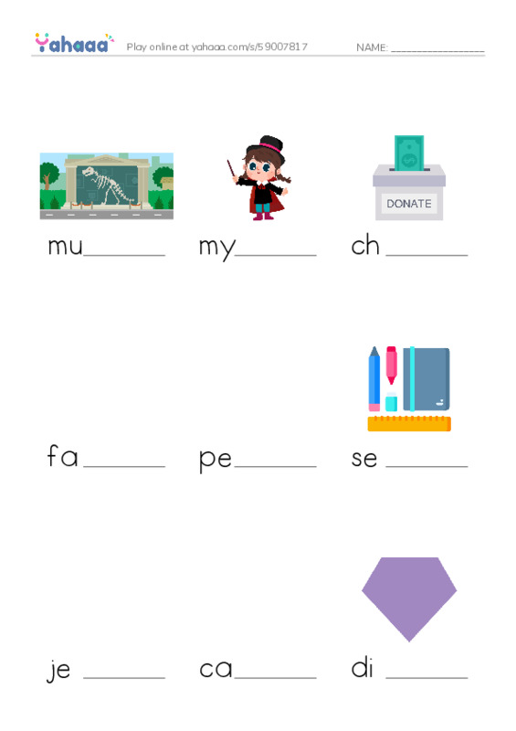 RAZ Vocabulary O: I Am the Hope Diamond PDF worksheet to fill in words gaps