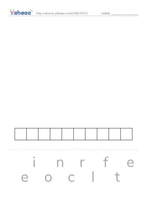 RAZ Vocabulary Q: Mermaid in a Teacup PDF word puzzles worksheet